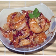 Honey Chili Shrimp - 辣甘美明蝦