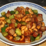 Spicy Cashew Cucumber Pork 黃瓜炒腰果猪肉